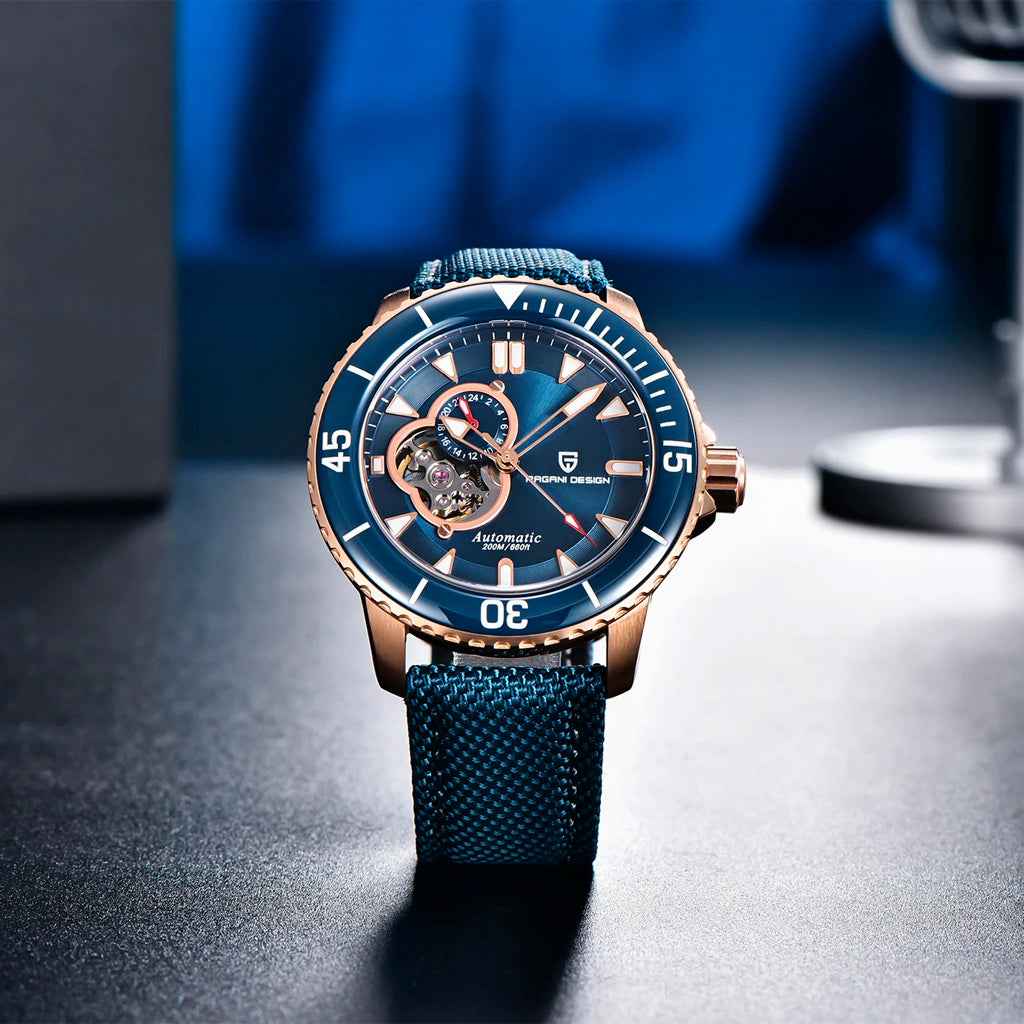 Pagani Design Atlantis Blue Rose - Case and bracelet