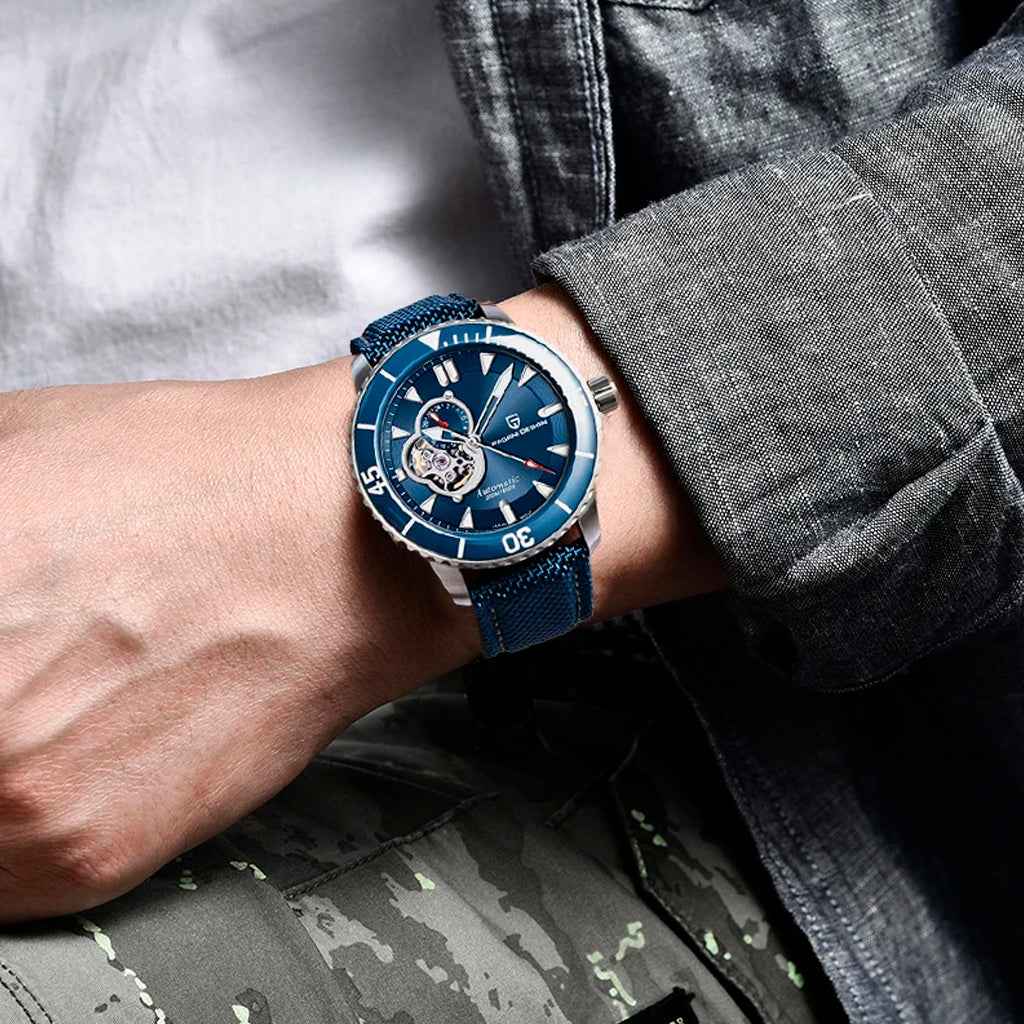 Pagani Design Atlantis Blue Rose - On the wrist