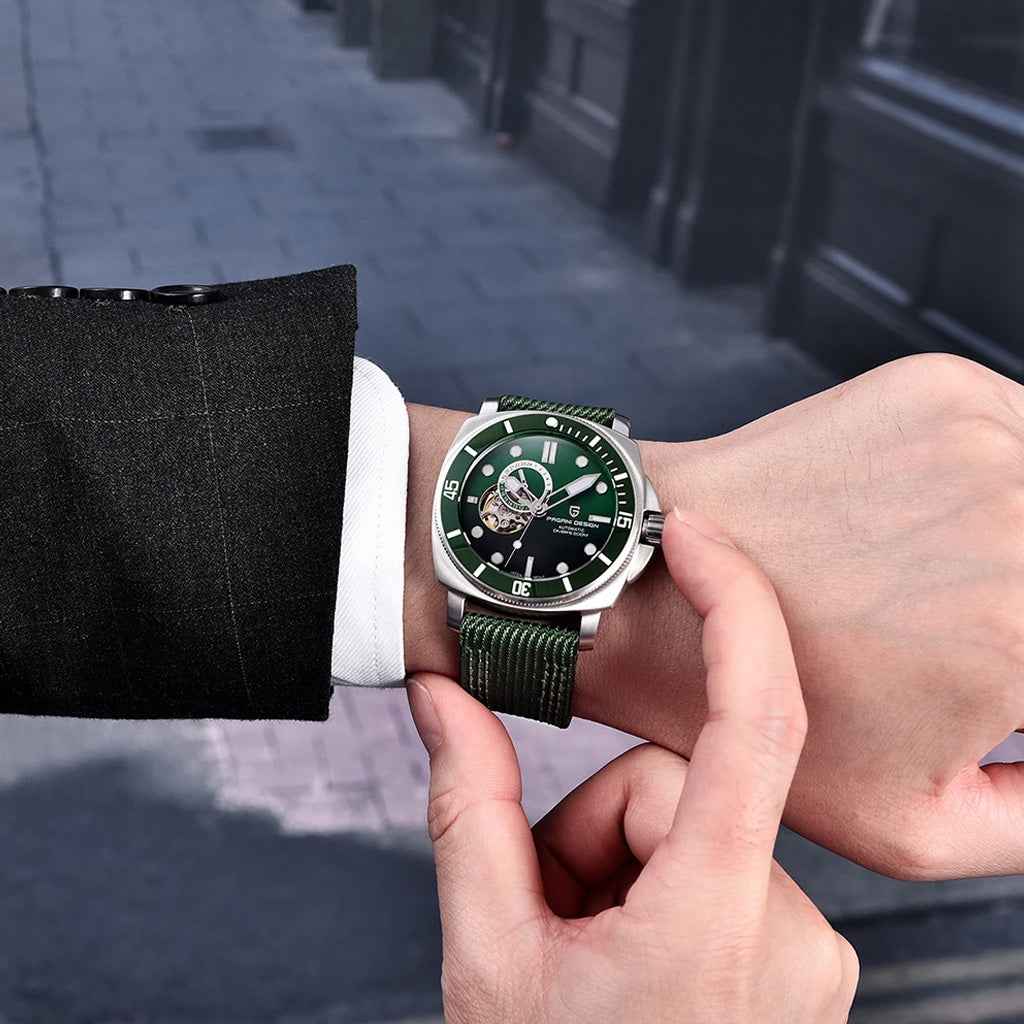 Pagani Design Infinity Green - On the wrist