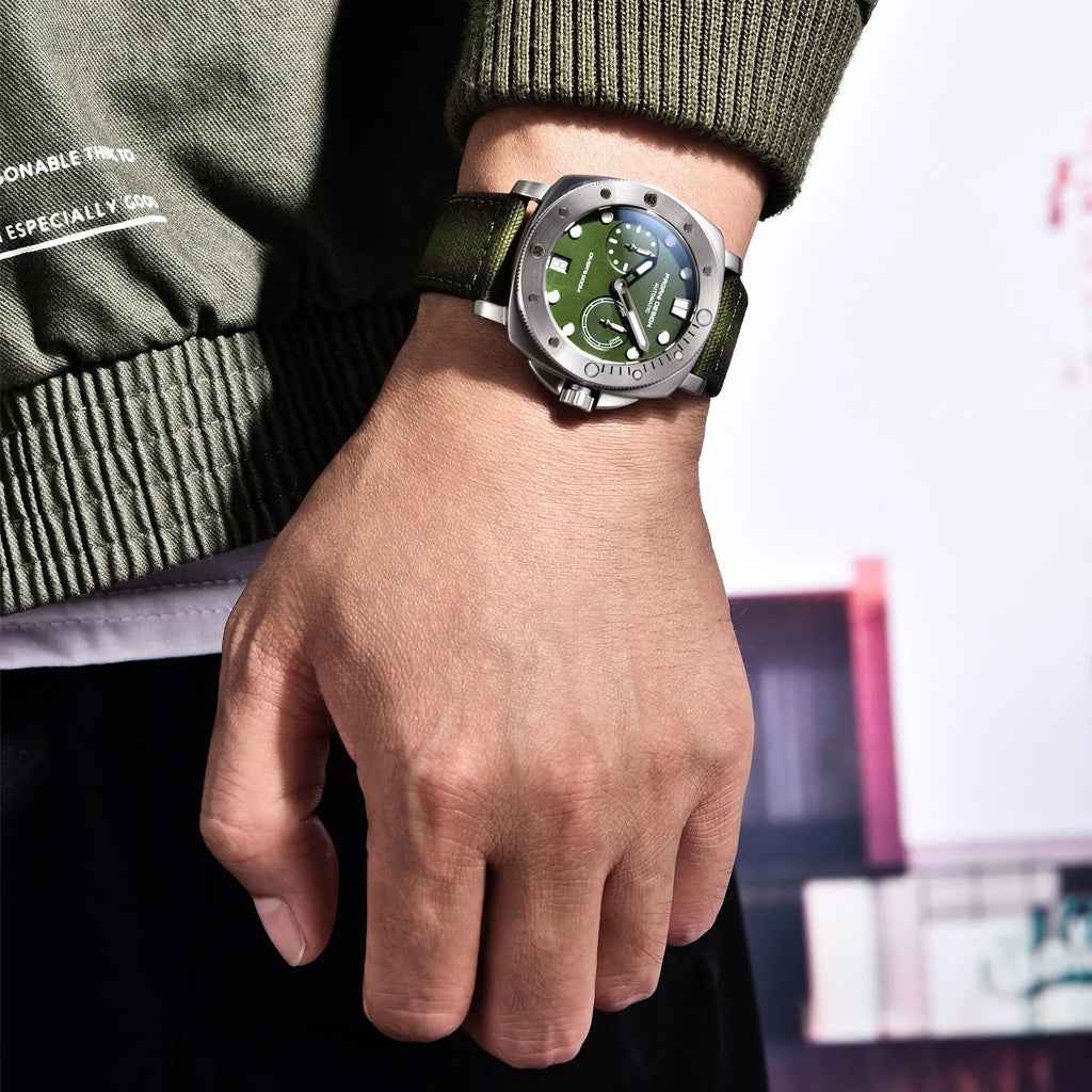 Pagani Design Numberg Green - On the wrist