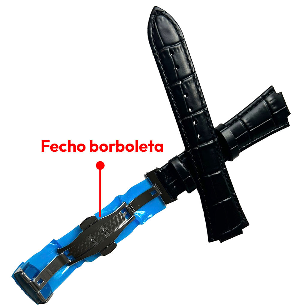 Pagani Design Genuine Leather Watch Strap 26mm x 230mm - Technical detail