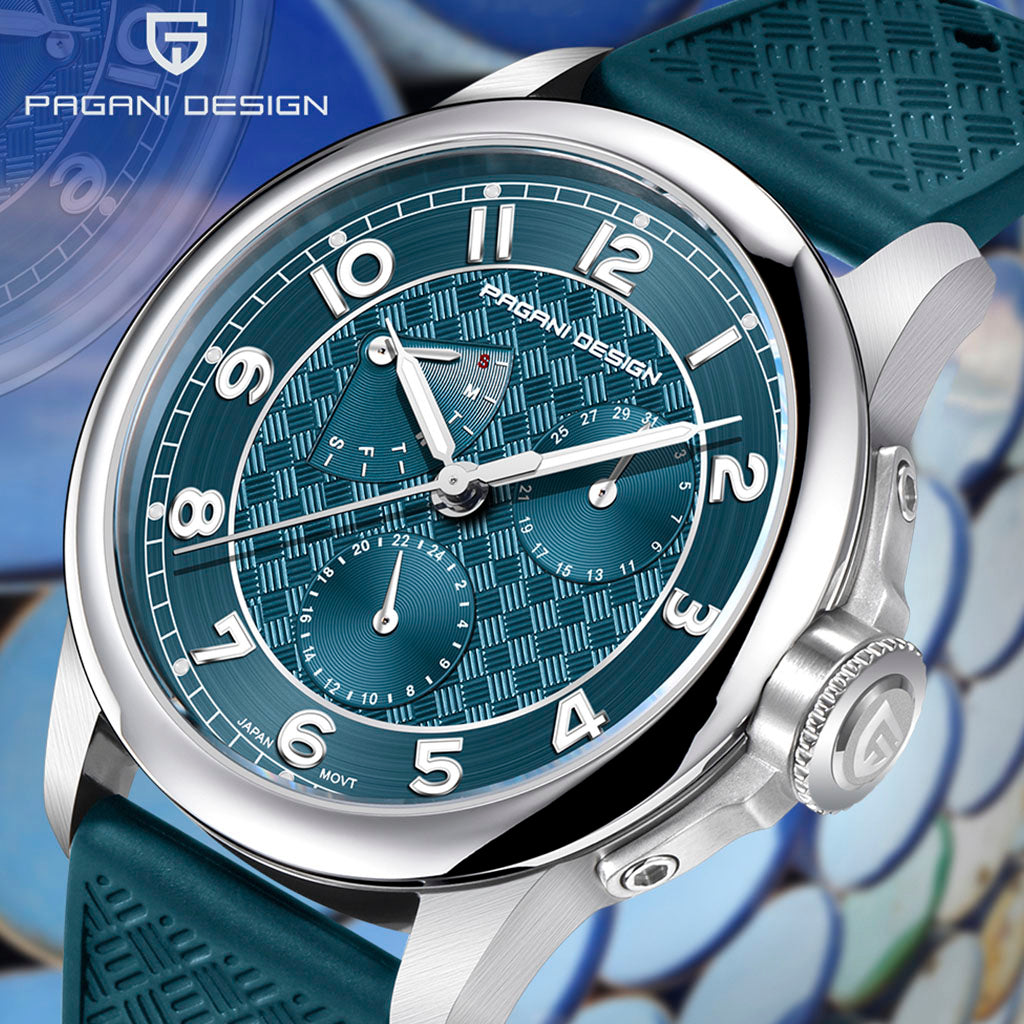 Pagani Design Flow Blue - Case and bracelet