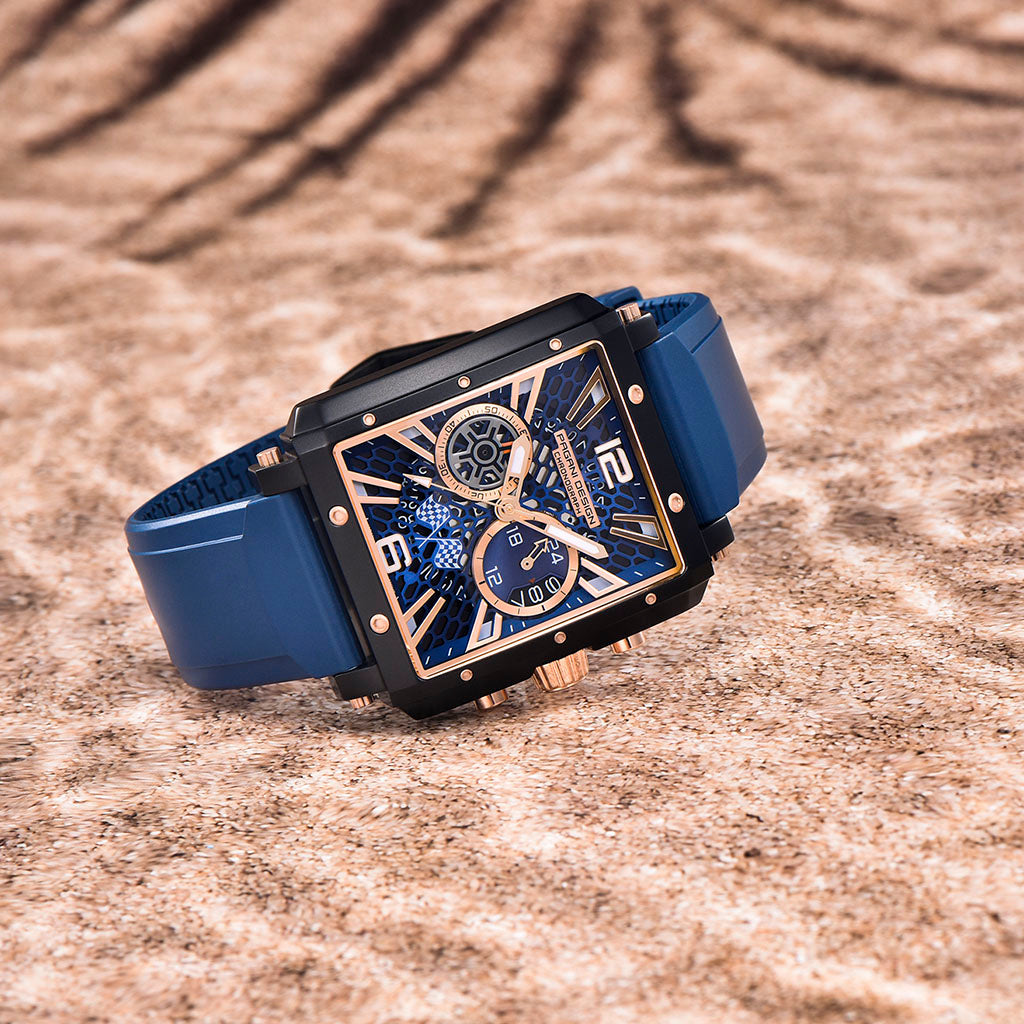 Pagani Design Mônaco Gold Blue - Dial