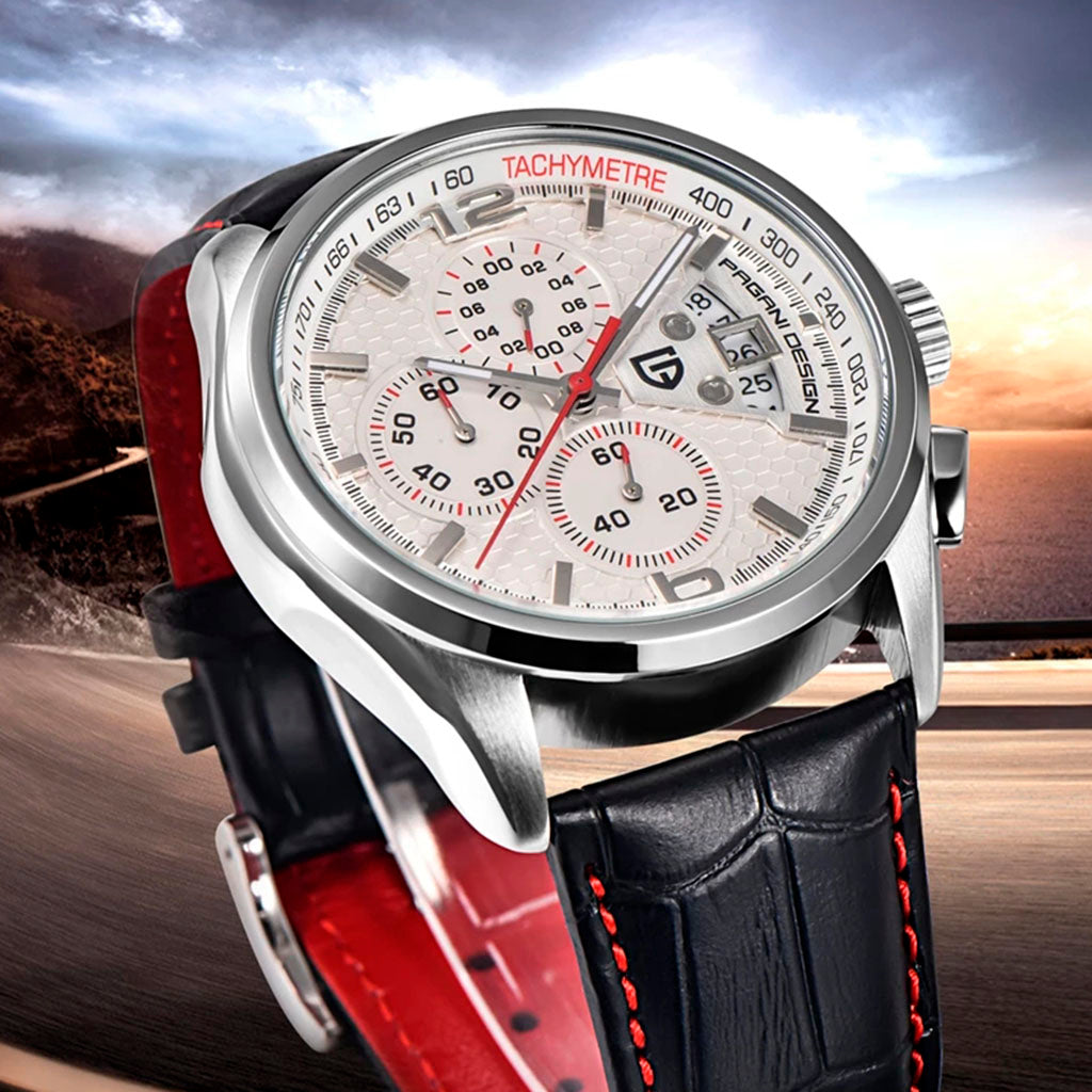Pagani Design Pace White - Dial