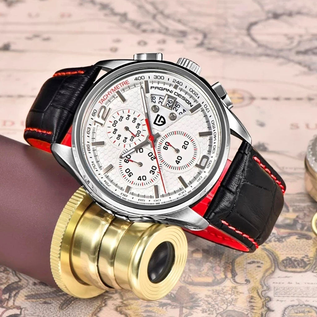 Pagani Design Pace White - Case and bracelet