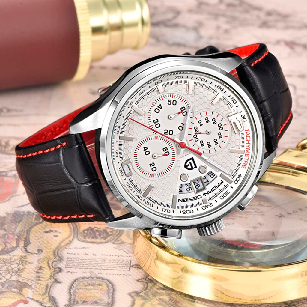 Pagani Design Pace White - On the wrist