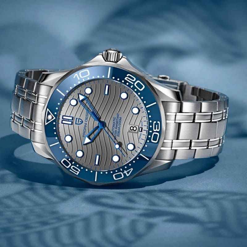 Pagani Design Veracius Blue Stainless Steel Bracelet - Dial