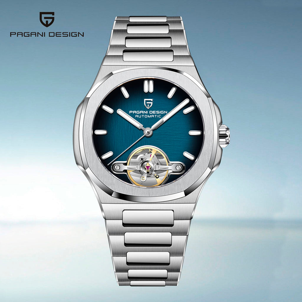 Pagani Design Esposito Silver Blue - On the wrist