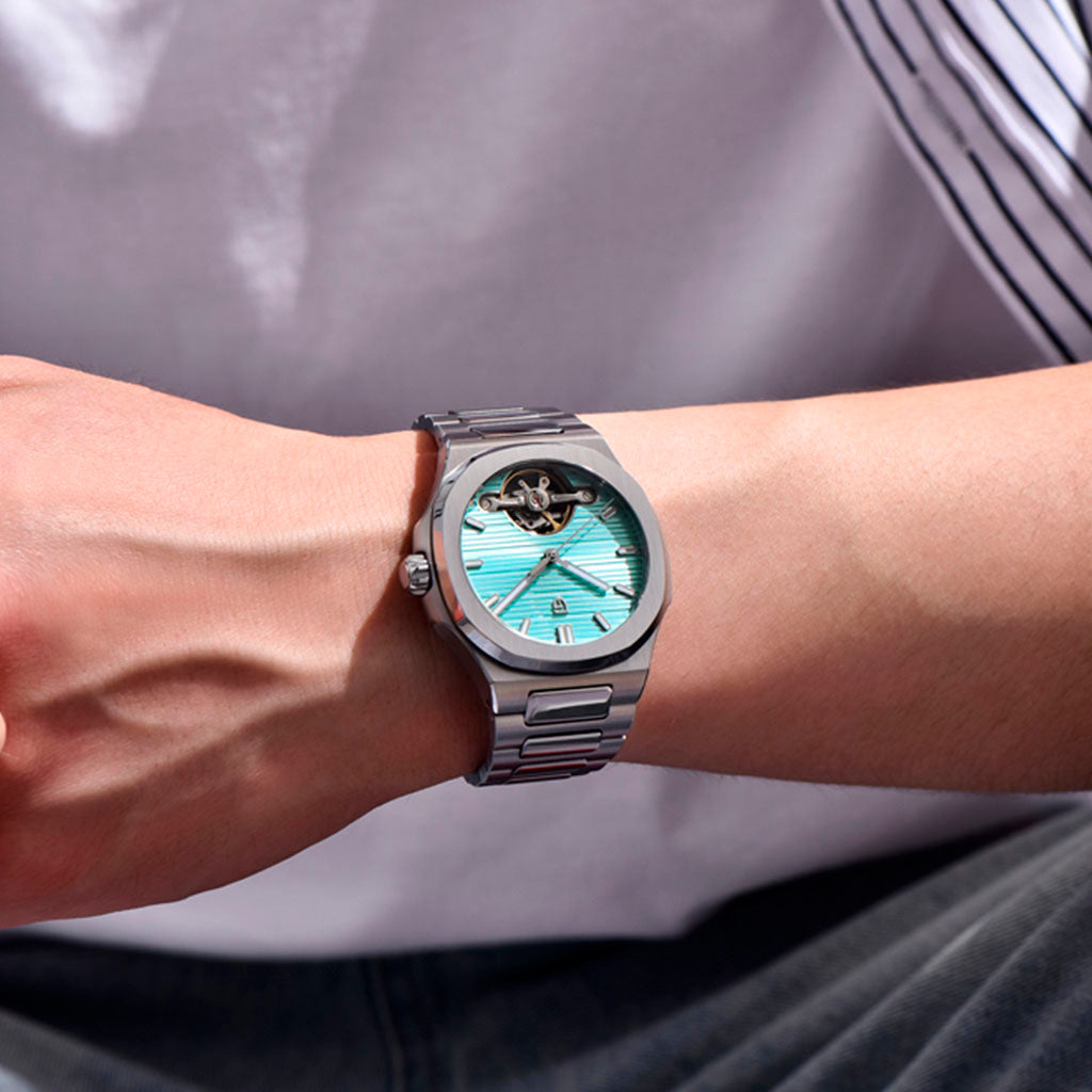 Pagani Design Esposito Silver Mint - Case and bracelet