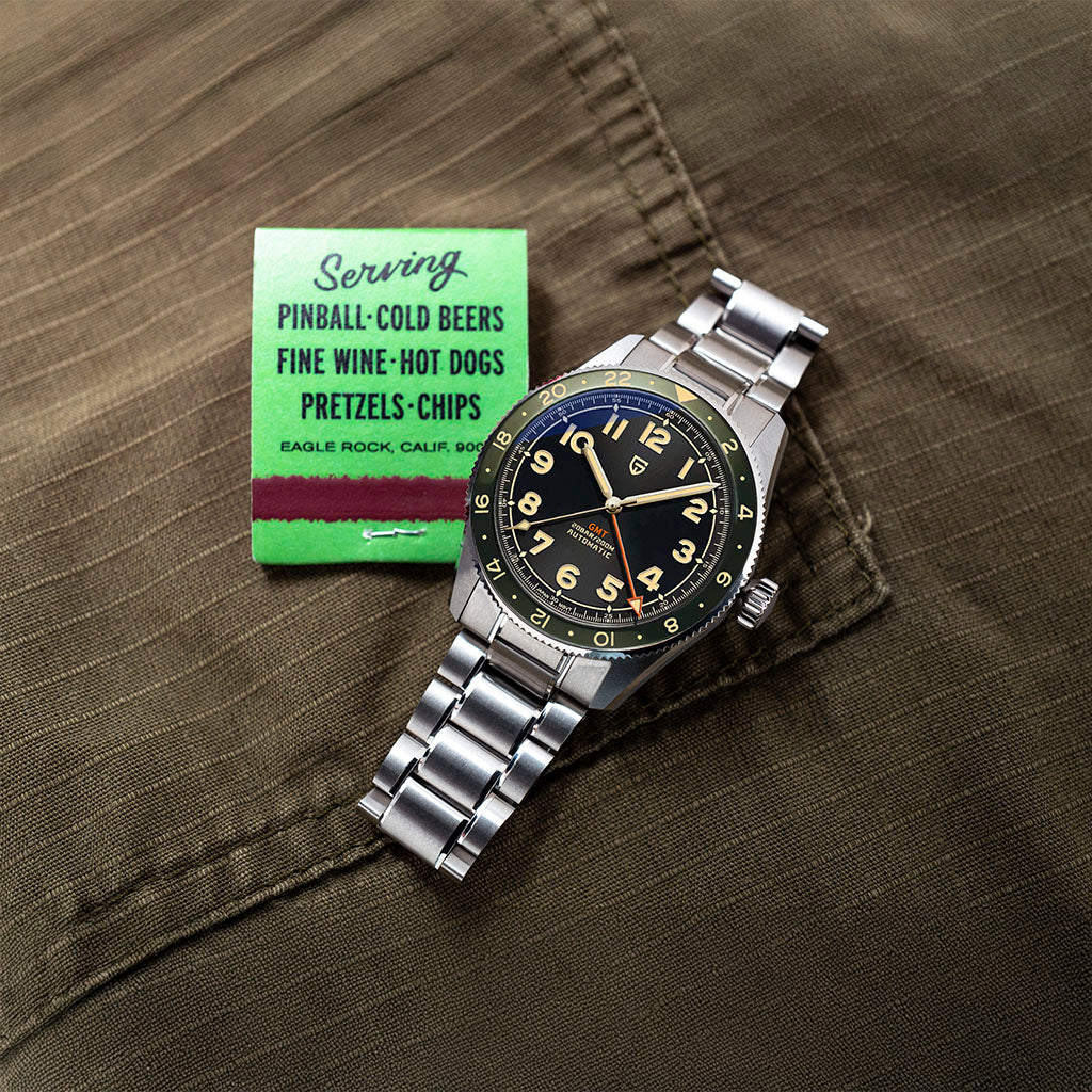 Pagani Design Trailblazer Green - On the wrist