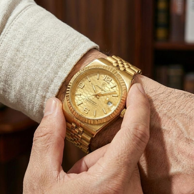 Poedagar Altieri Gold - Case and bracelet