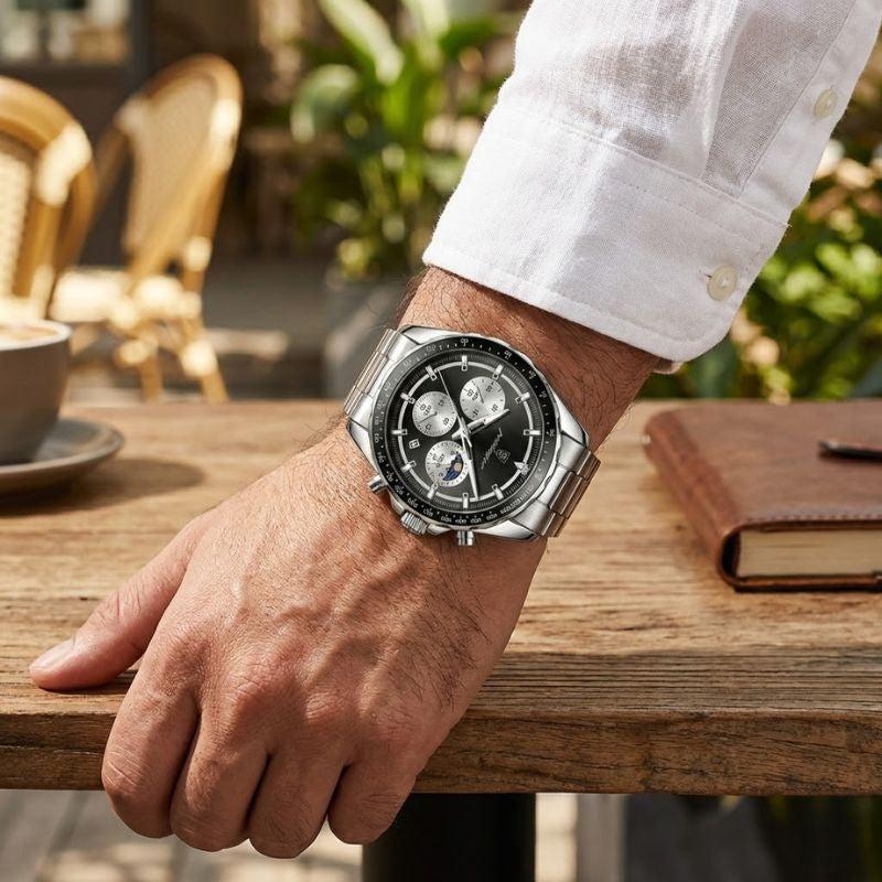Poedagar Black Celestiale - On the wrist