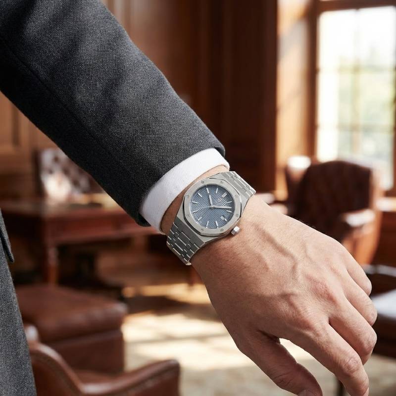 Poedagar Deluxe Octagon Silver Blue - Technical detail