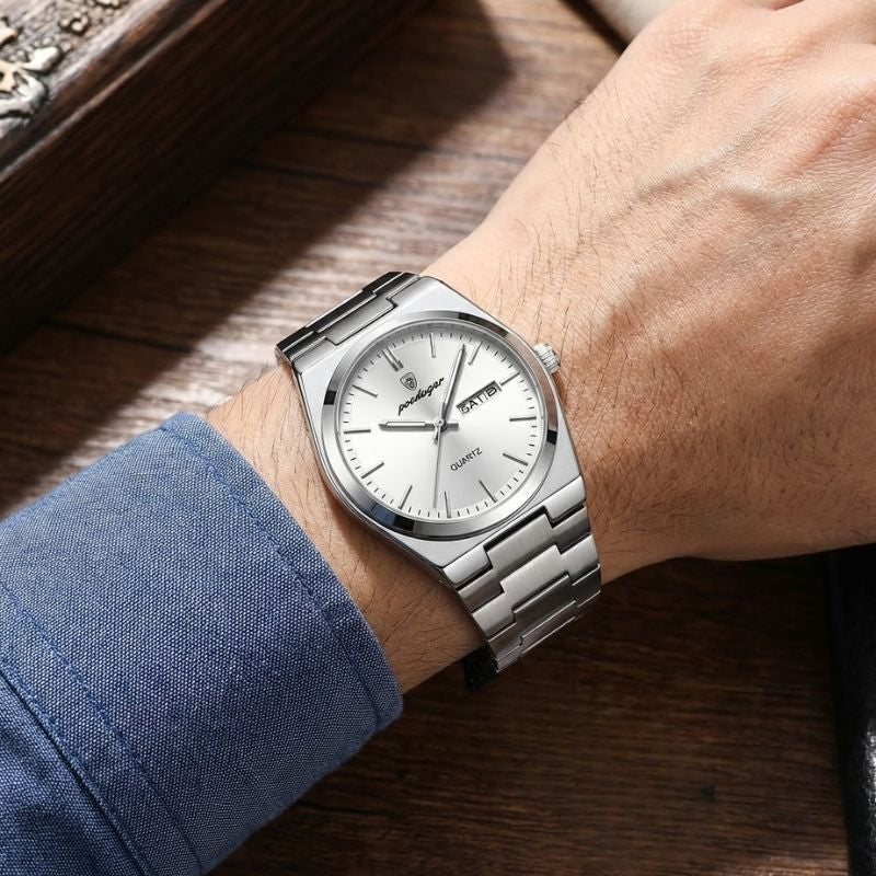 Poedagar Magnate Bianco Avorio - On the wrist