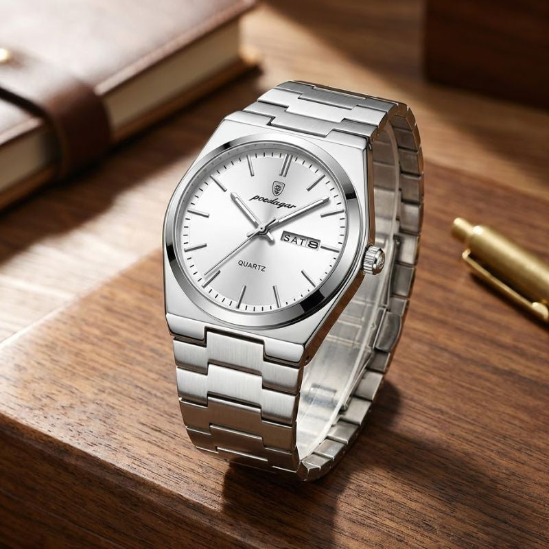 Poedagar Magnate Bianco Avorio - Case and bracelet