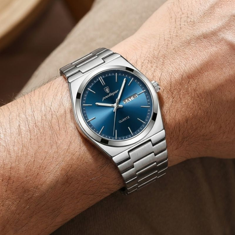 Poedagar Magnate Blu Profondo - On the wrist