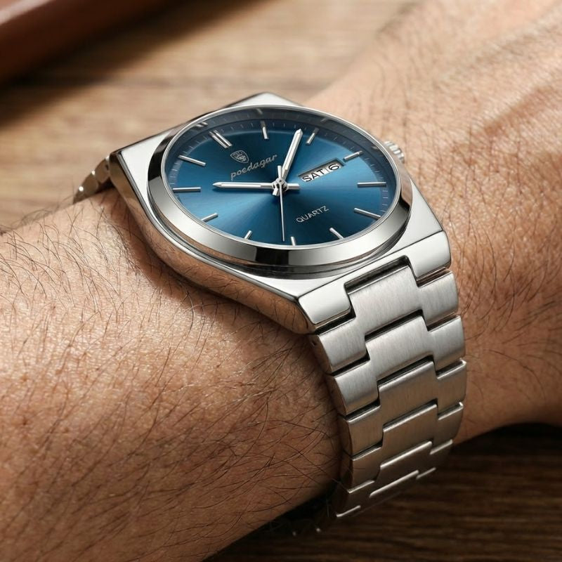 Poedagar Magnate Blu Profondo - Case and bracelet
