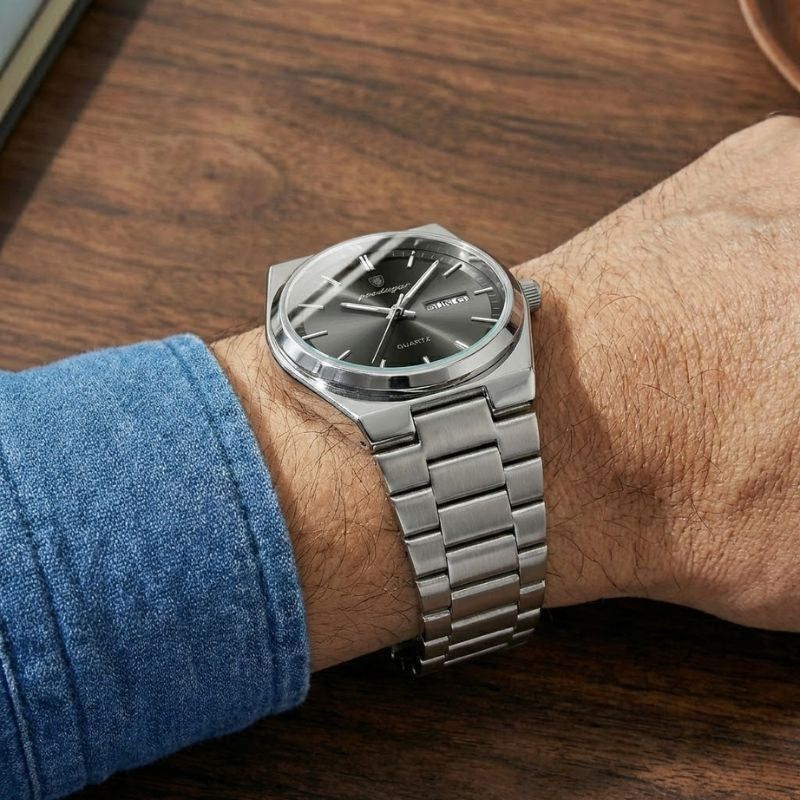 Poedagar Magnate Nero Assoluto - Case and bracelet