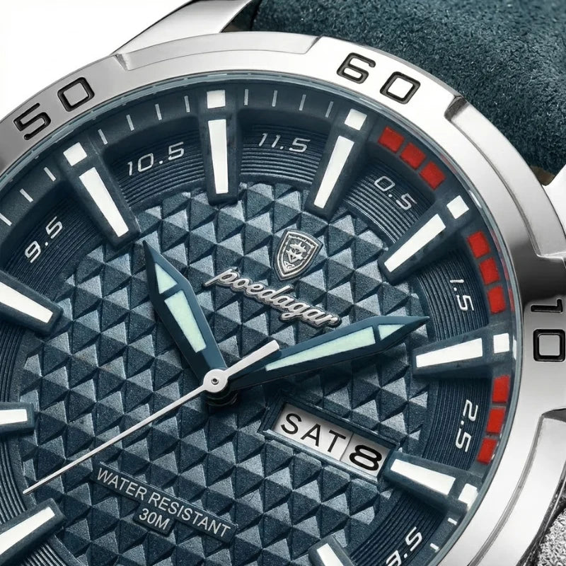 Poedagar Meridian Blue Ocean - On the wrist