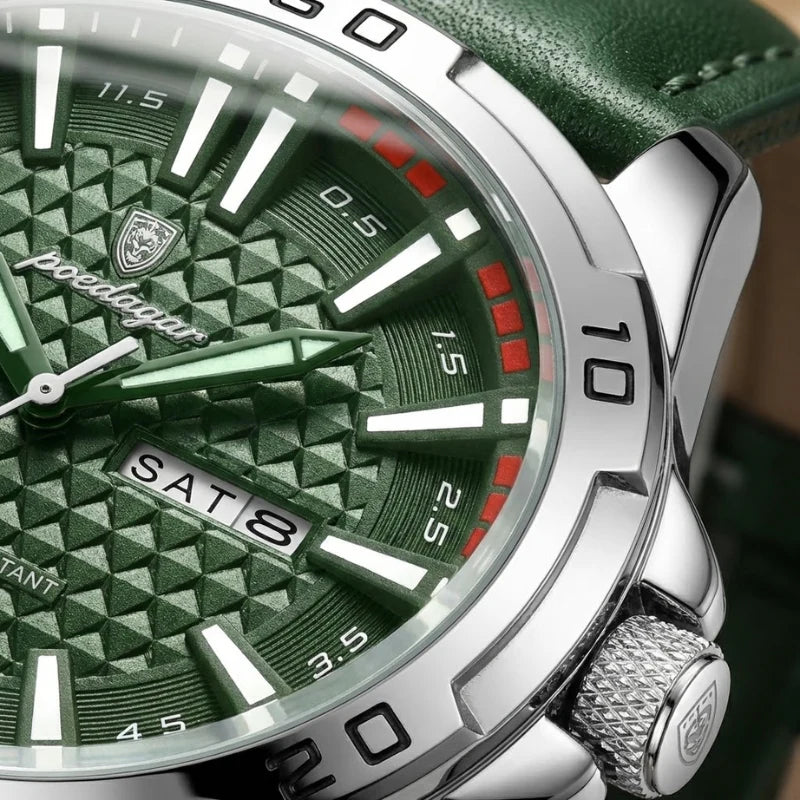 Poedagar Meridian Green Savage - On the wrist