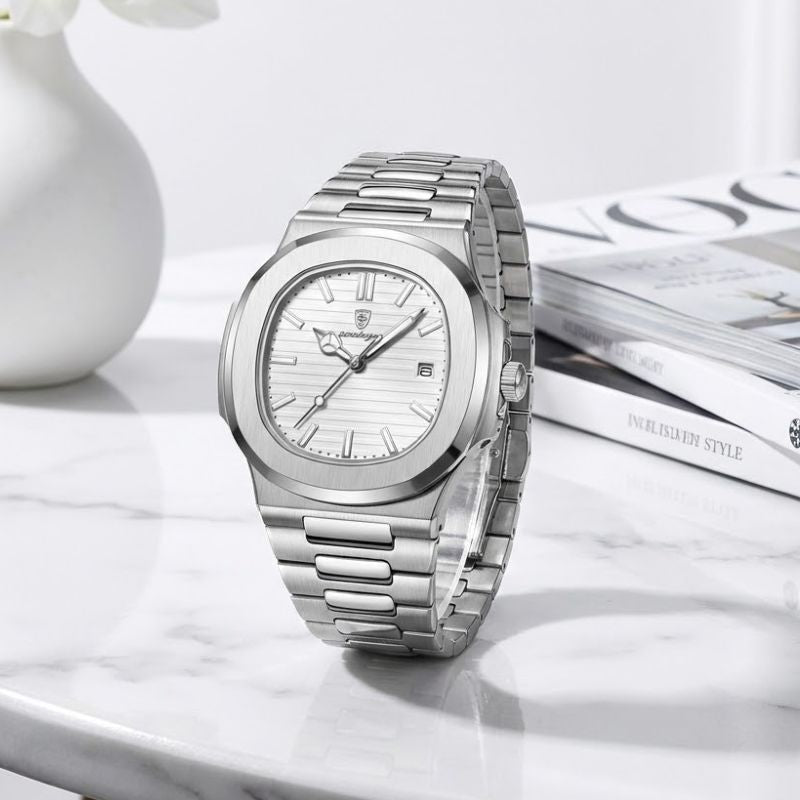 Poedagar Nautilus White - Dial
