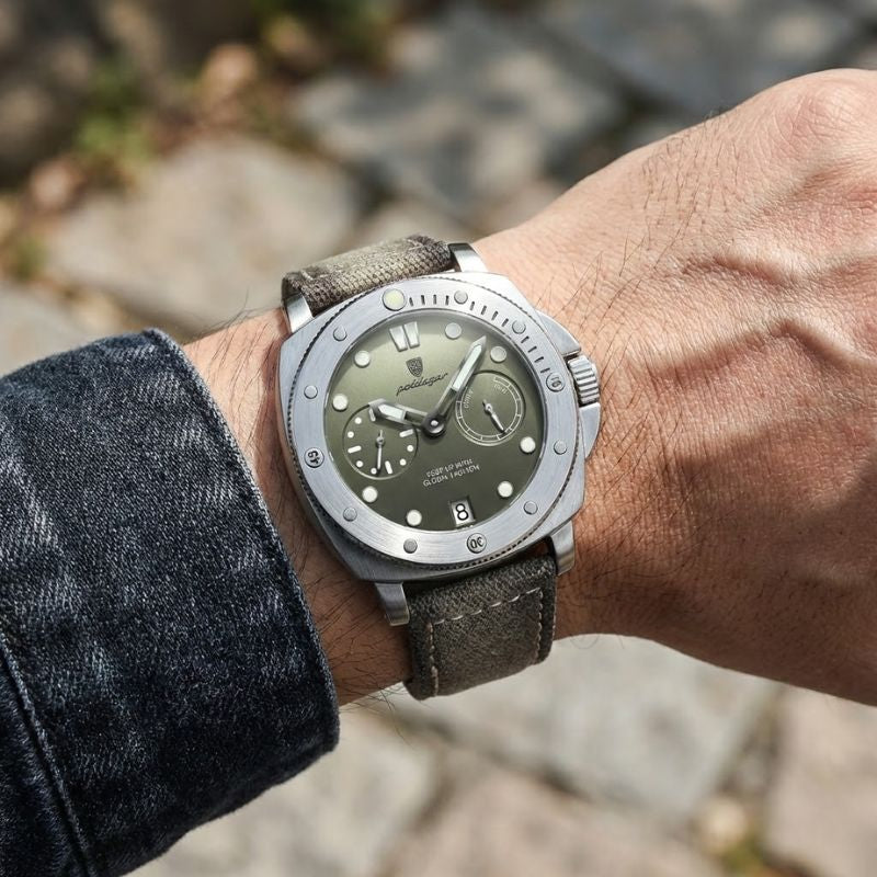 Poedagar Rovere Militare Acciaio - On the wrist