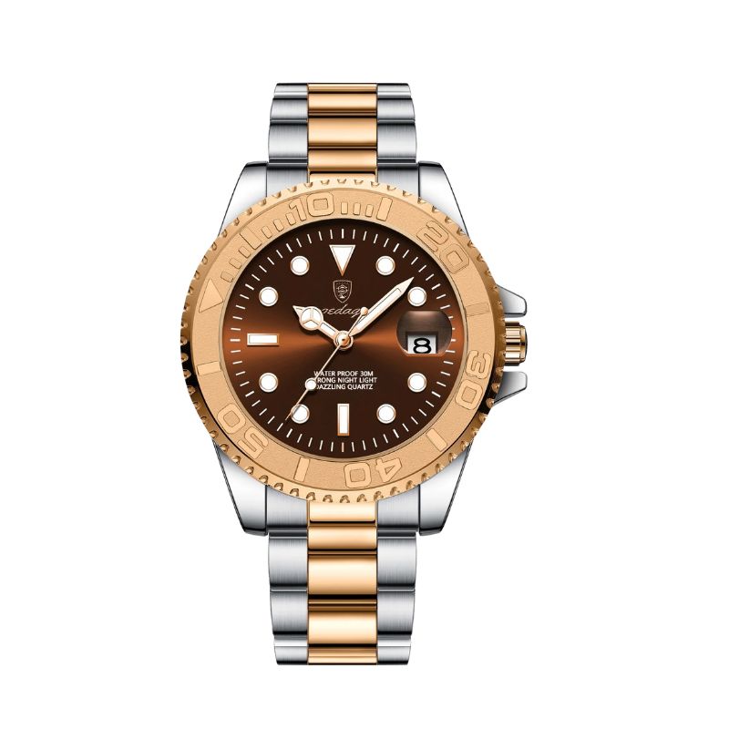 Poedagar Submariner Rose Gold Brown - Finishing