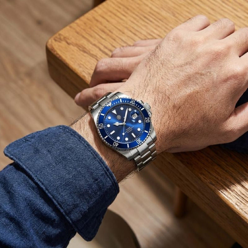Poedagar Bernini Silver Blue - Dial
