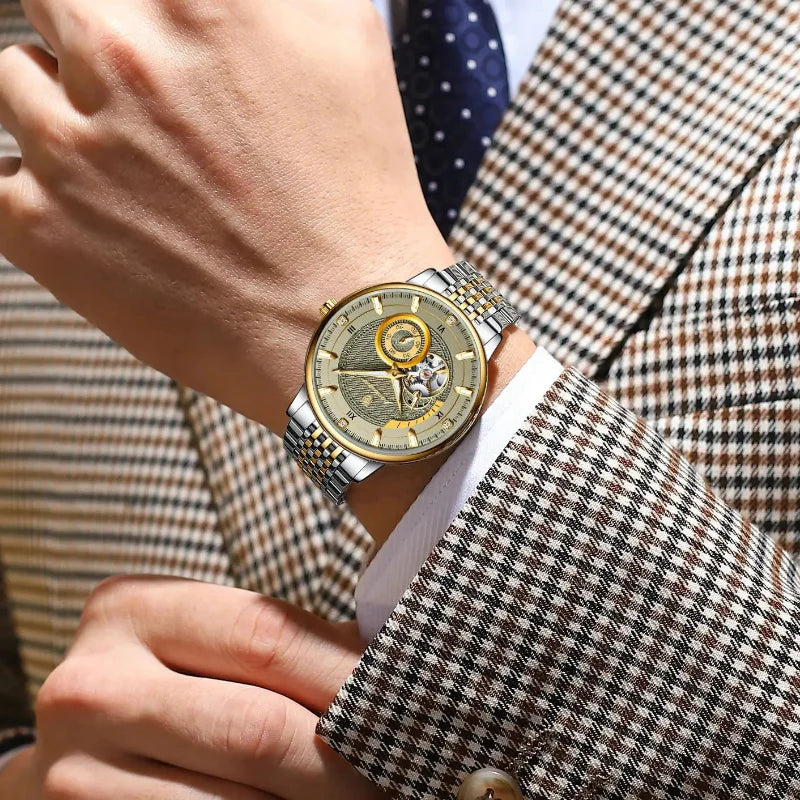 Poedagar Botticelli Gold Grey - On the wrist