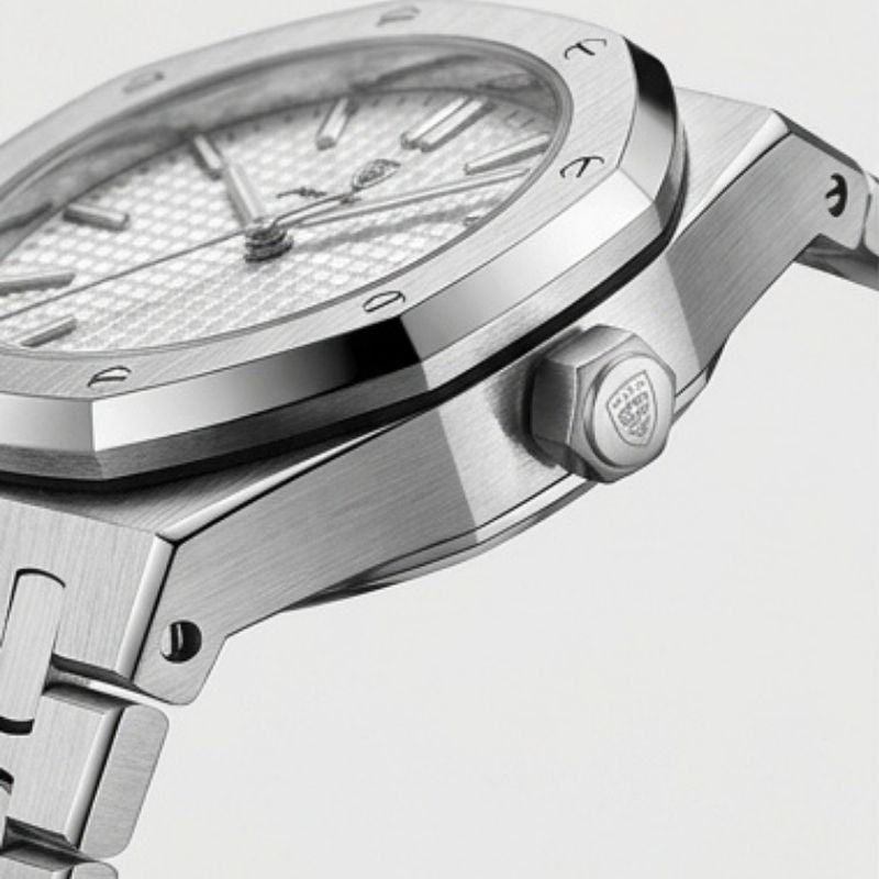 Poedagar Deluxe Octagon Silver White - Dial