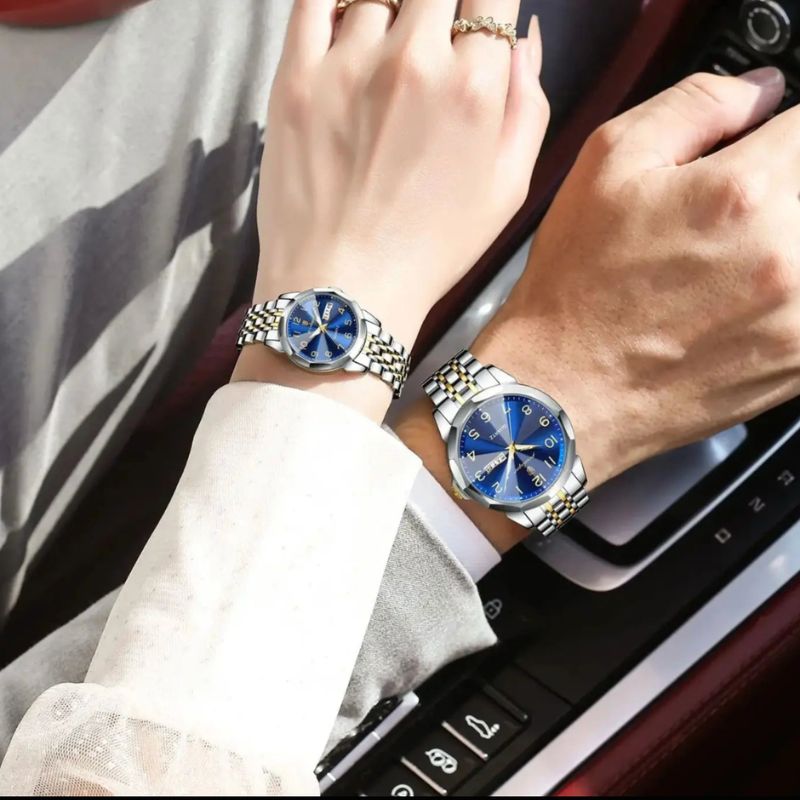 Poedagar Dual Essence Gold Blue - On the wrist