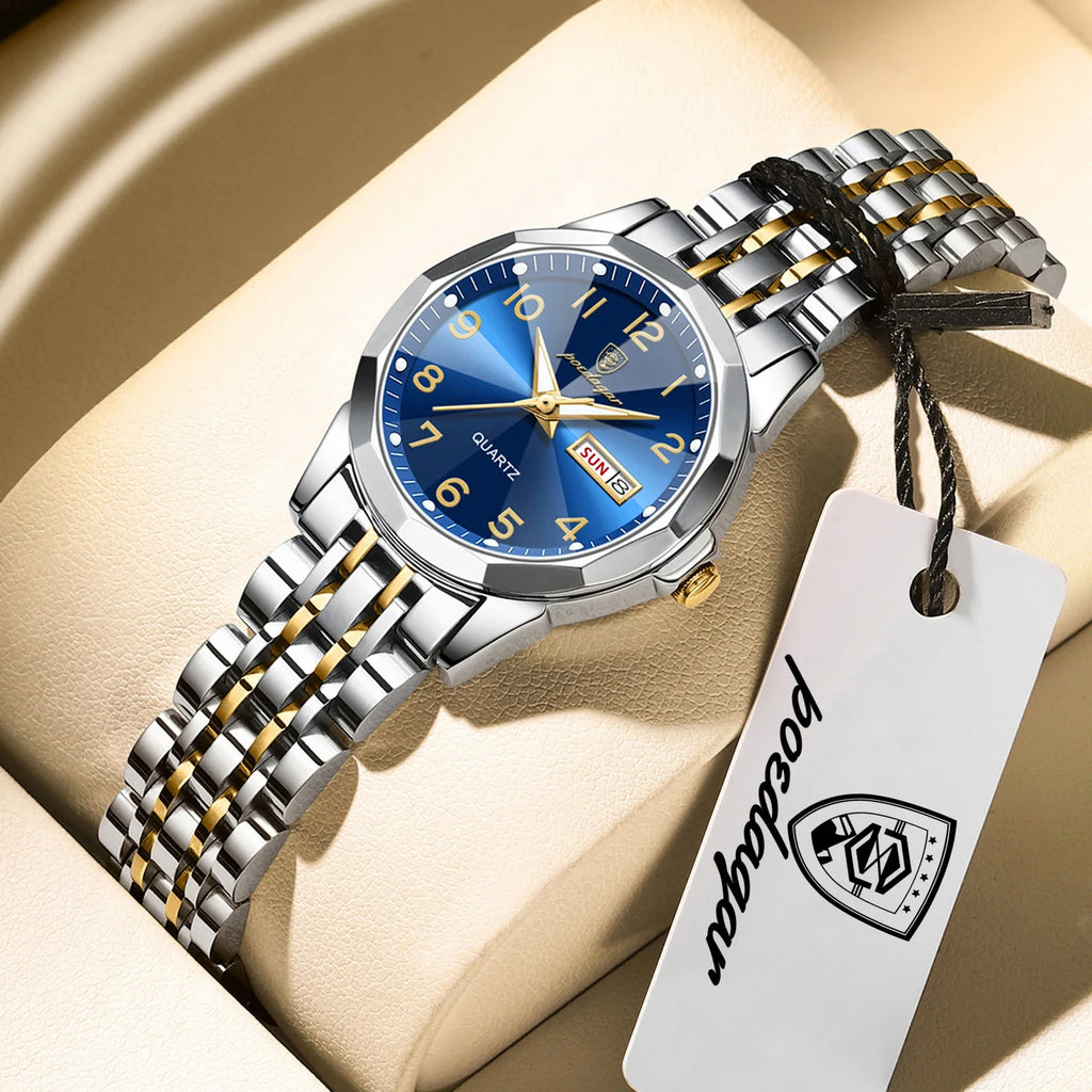 Poedagar Dual Essence Gold Blue - Case and bracelet