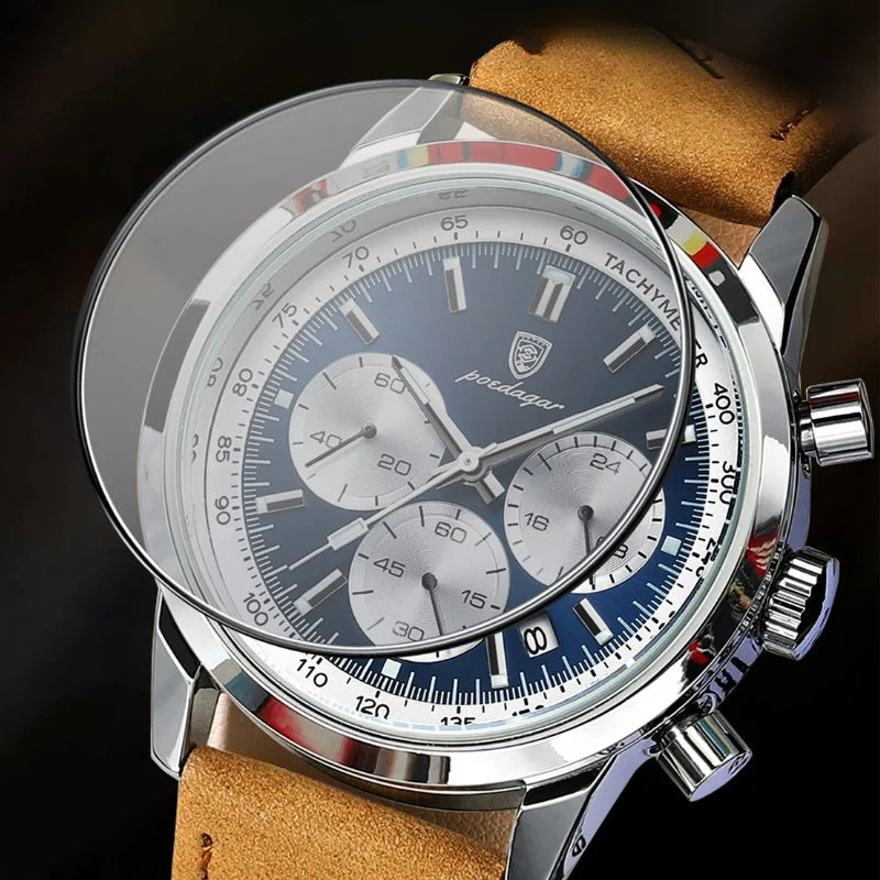 Poedagar Etienne Silver Blue - Dial