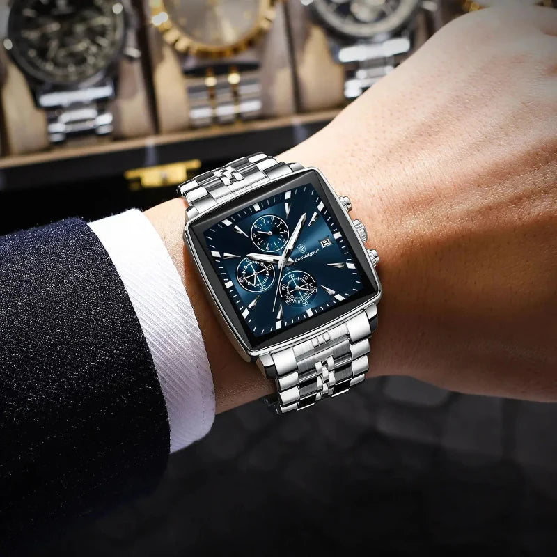 Poedagar Firenze Prestige Blu - Case and bracelet