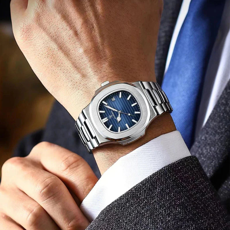 Poedagar Nautilus Blue - On the wrist