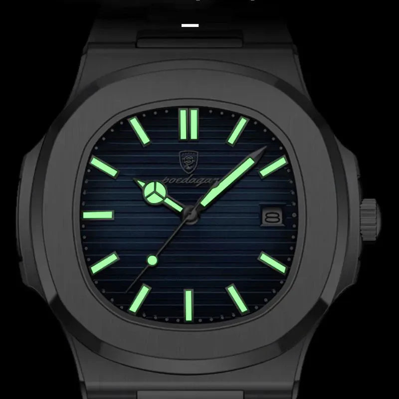 Poedagar Nautilus Blue - Case and bracelet