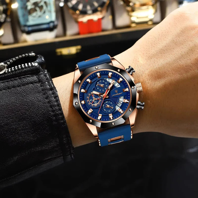 Poedagar Philippe Rose Gold Edition - On the wrist