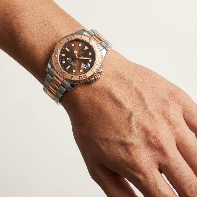 Poedagar Submariner Rose Gold Brown - Presentation
