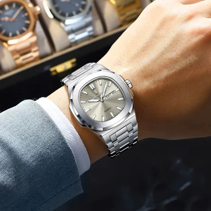 Poedagar Thierry Silver Gun - Case and bracelet