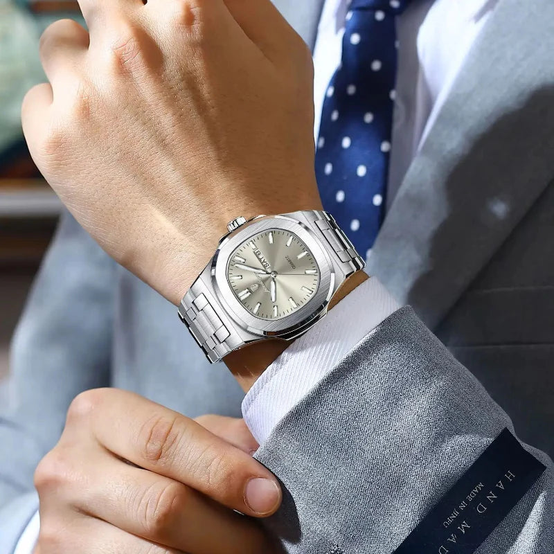 Poedagar Thierry Silver Gun - On the wrist
