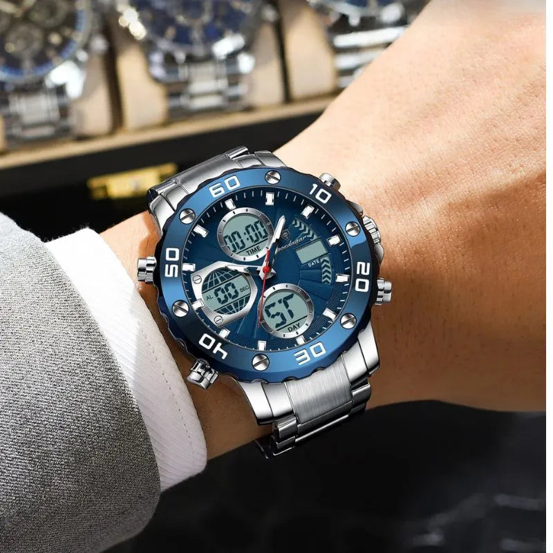 Poedagar Cronos Marino - Case and bracelet