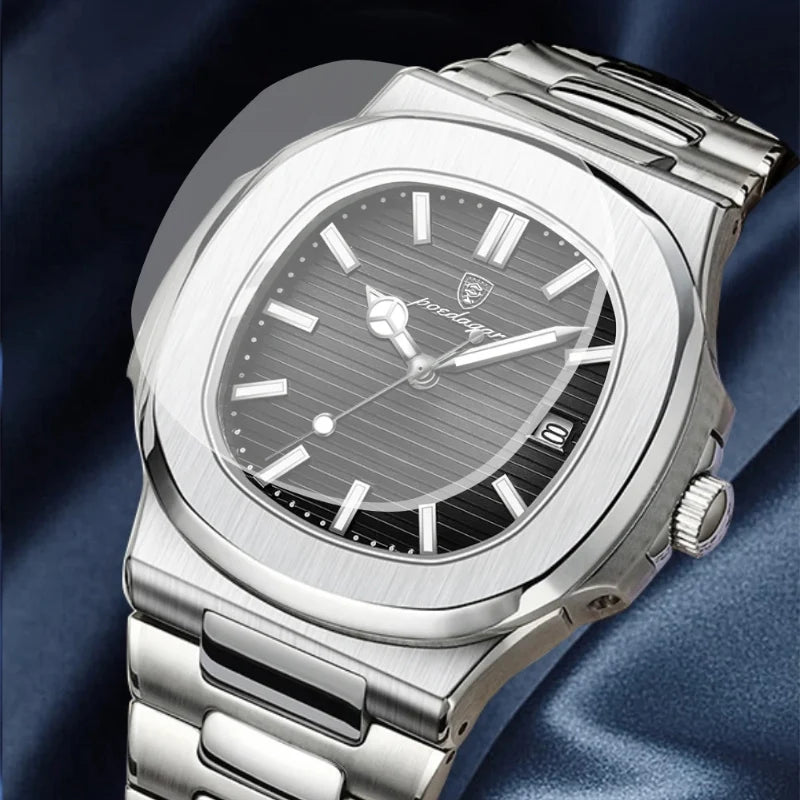 Poedagar Nautilus Black - Case and bracelet