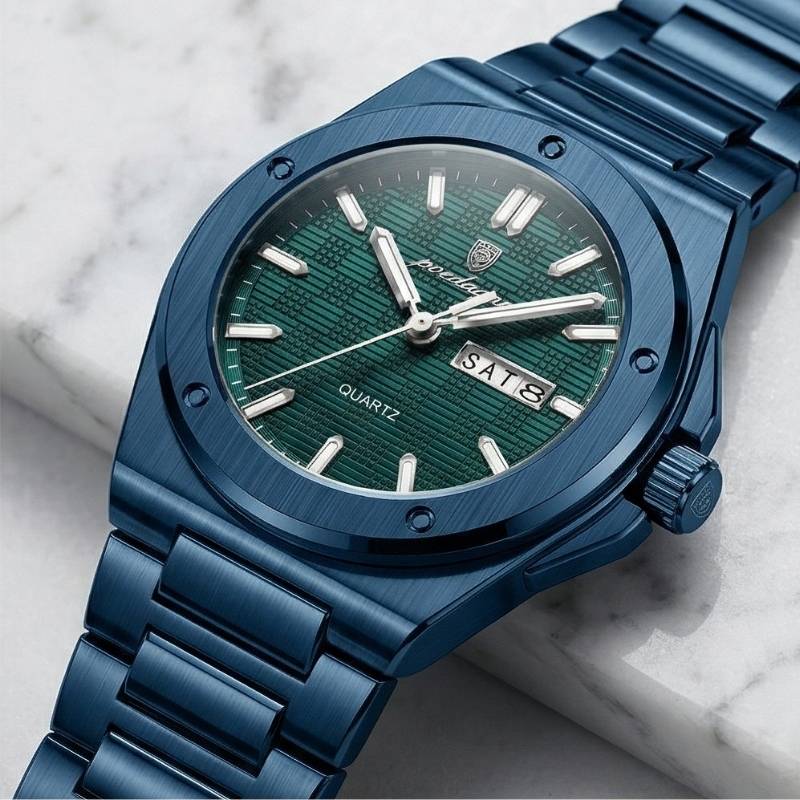 Relógio Poedagar Majesty Total Blue - Dial