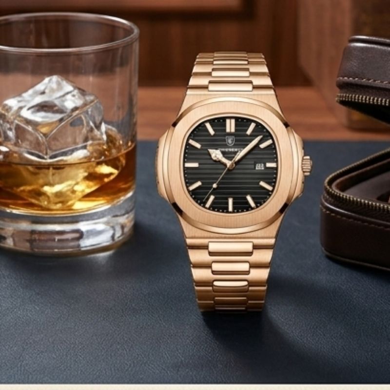 Poedagar Nautilus Rose Black - Dial