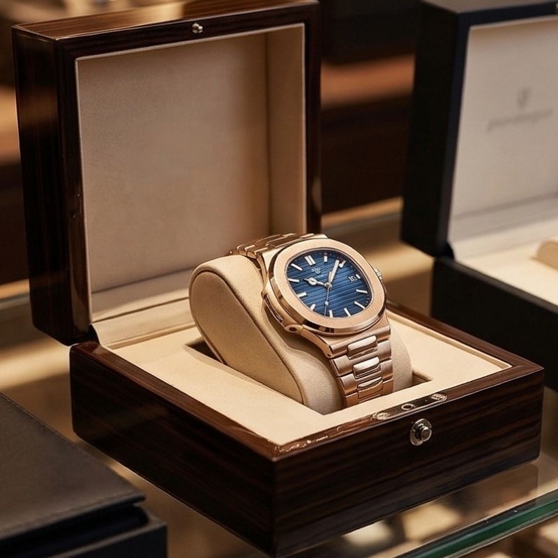 Poedagar Nautilus Rose Blue - Dial