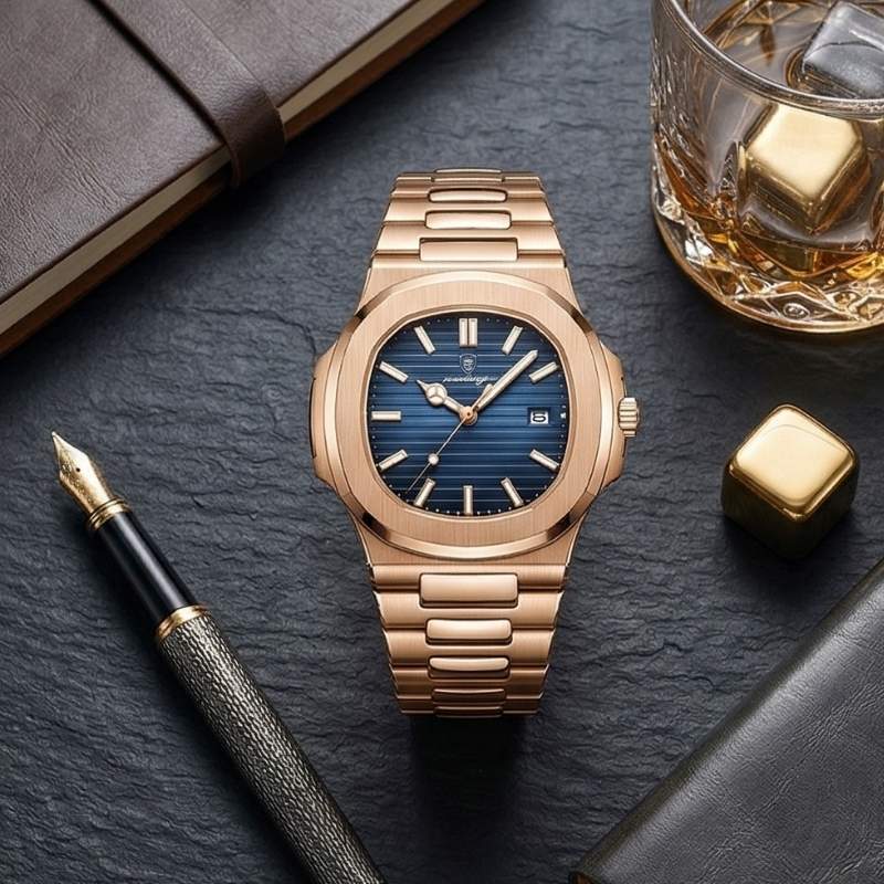 Relógio Poedagar Nautilus Rose Blue - Technical detail