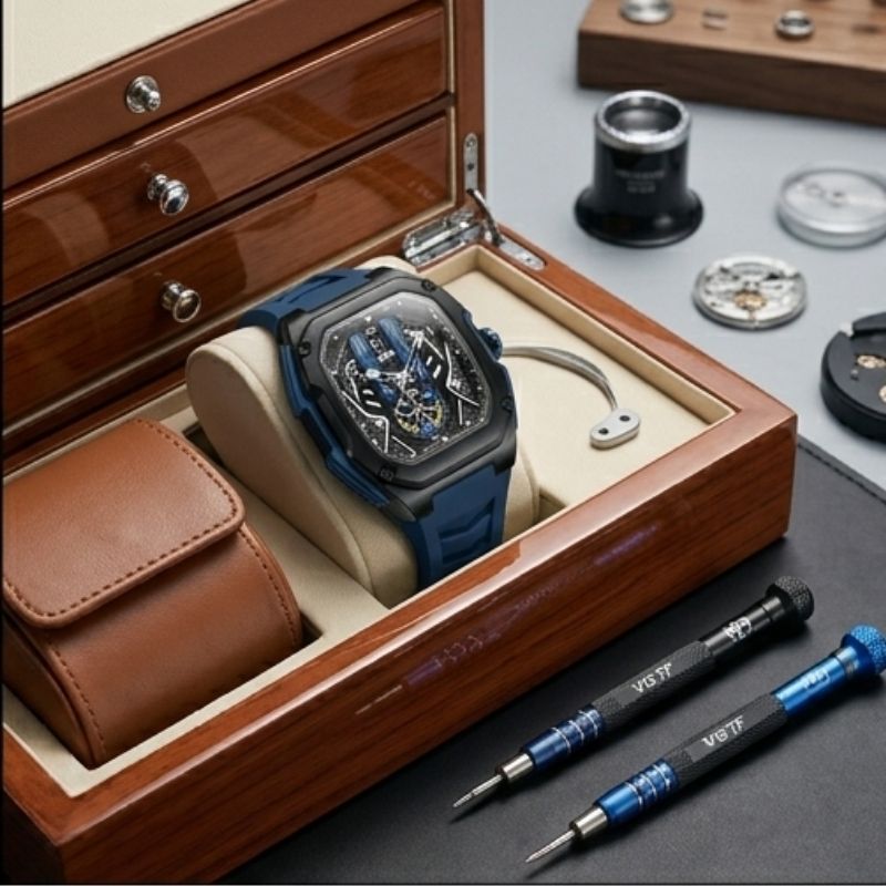 Relógio Poedagar Velocity Blue - Dial