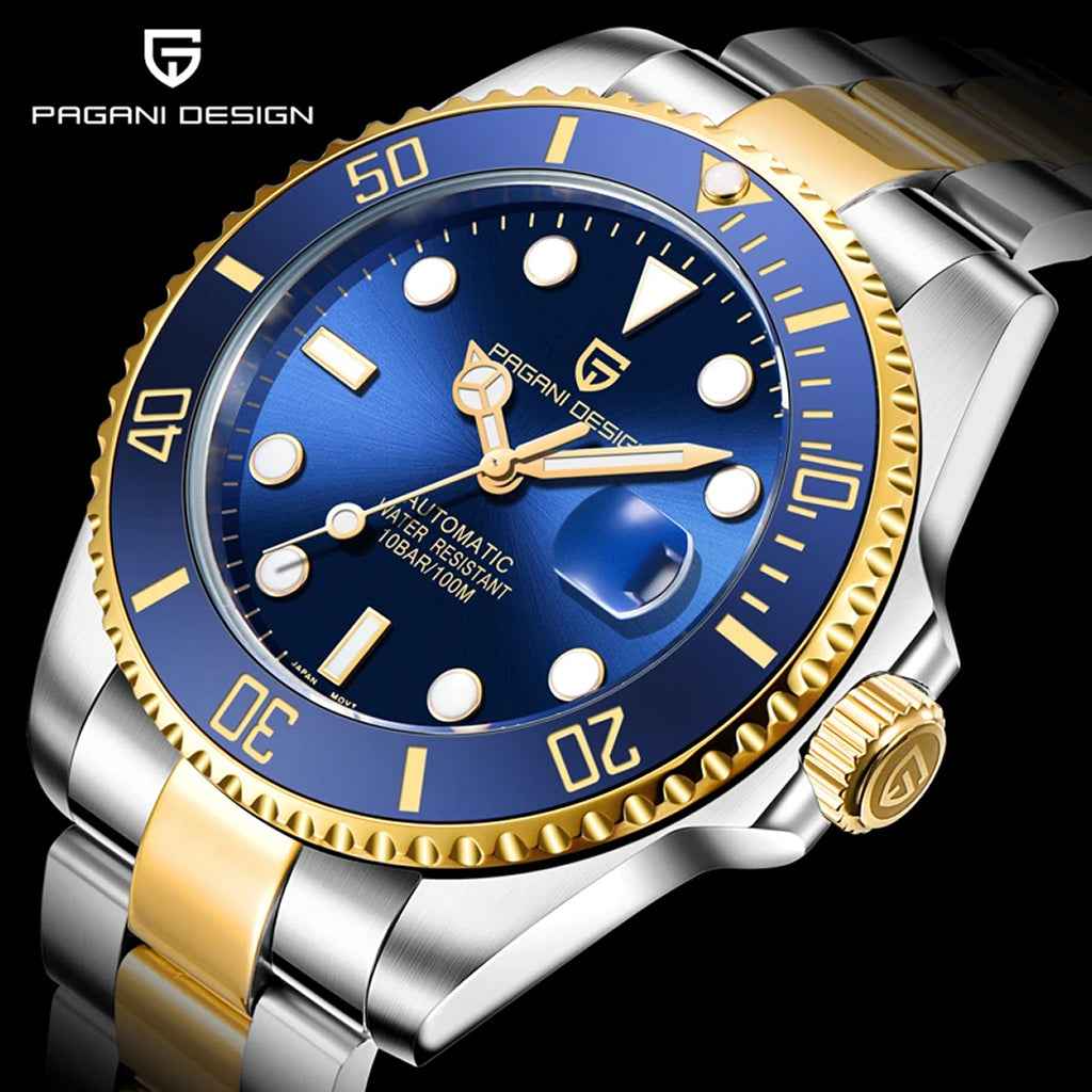 Pagani Design Nautilus Blue Gold - On the wrist