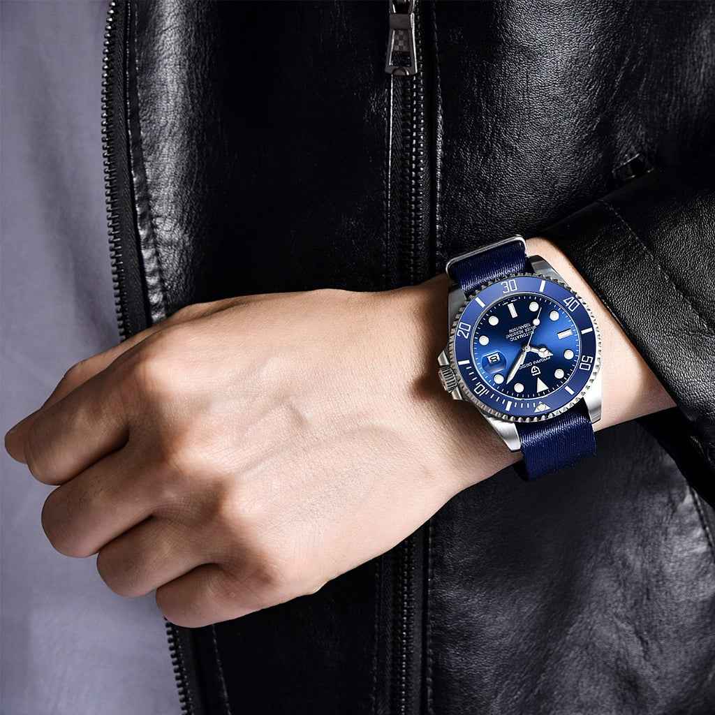 Pagani Design Nautilus Blue - On the wrist