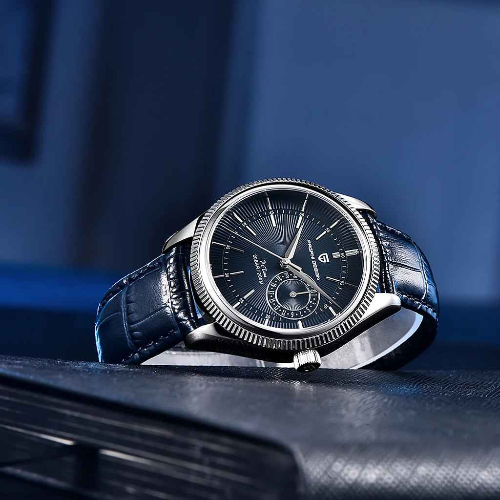 Pagani Design Luzzago Blue Silver - Case and bracelet